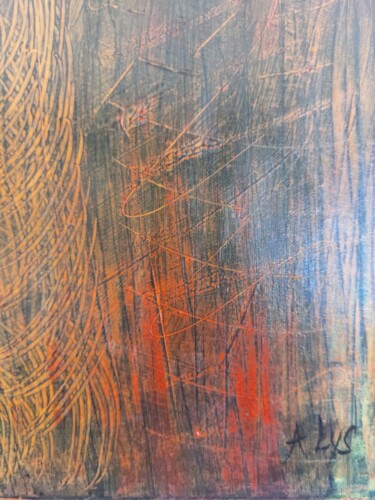 Peinture intitulée "red" par A Lys, Œuvre d'art originale, Acrylique Monté sur Châssis en bois