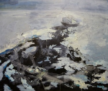 Painting titled "Icebreaker" by Arnolds Podgaiskis, Original Artwork, Acrylic