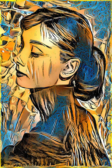 Digital Arts titled "Audrey" by A.R.Pixo, Original Artwork, 2D Digital Work
