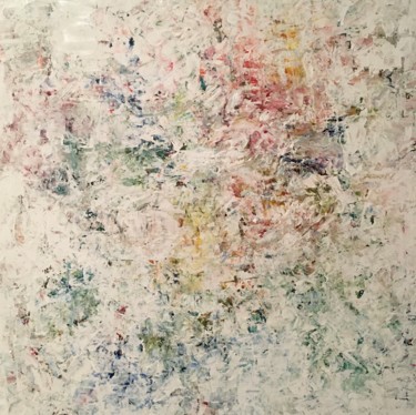 Painting titled "Dispersion 2" by Andreas Skiba, Original Artwork, Acrylic Mounted on Wood Panel