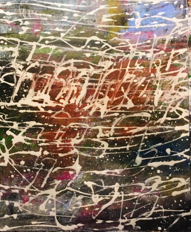 Malerei mit dem Titel "Lines" von Andreas Skiba, Original-Kunstwerk, Öl