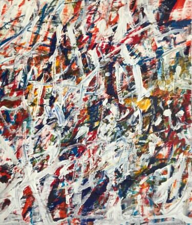 Картина под названием "Layers" - Andreas Skiba, Подлинное произведение искусства, Акрил