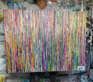Painting titled "#11  COLLECTION "ON…" by A.T.6 Alexandre Trubert, Original Artwork, Acrylic