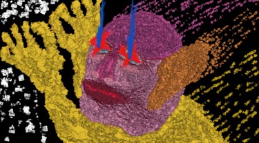 Arts numériques intitulée "'Structure Loss'" par A'Zo Hazo, Œuvre d'art originale, Travail numérique 2D