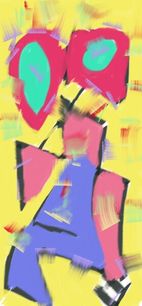 Цифровое искусство под названием "'Siamese'" - A'Zo Hazo, Подлинное произведение искусства, Цифровая живопись