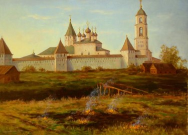 Картина под названием "Pereslavl-Залесский…" - Arkady Zrazhevsky, Подлинное произведение искусства, Масло