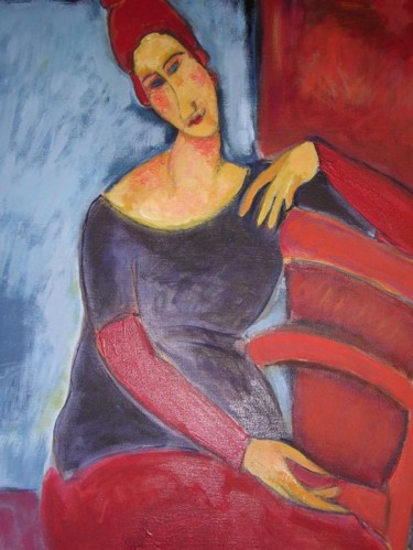 Peinture intitulée "tableau mina" par Mina Rousselle, Œuvre d'art originale
