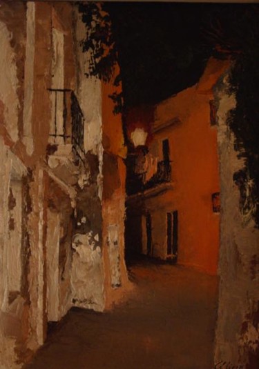 Pintura titulada ""lugares de ibiza"" por Aliern, Obra de arte original