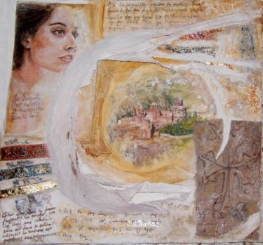 Collages intitolato "Isaie 38:12" da Aantz, Opera d'arte originale