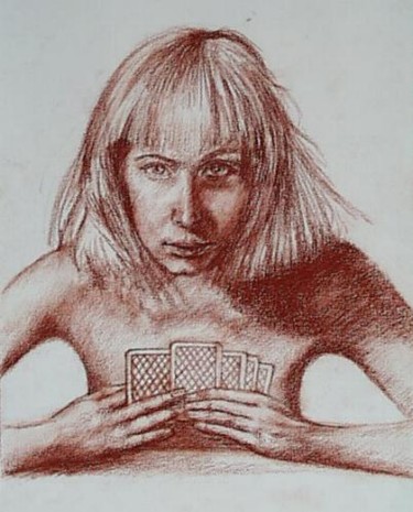 Drawing titled "poker" by Aantz, Original Artwork