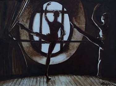 Collages titled "danseuses à l'exerc…" by Aantz, Original Artwork