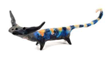 CAT XIV Sculpture titled "CAT XIV" by Aare Freimann, Original Artwork, Ceramics