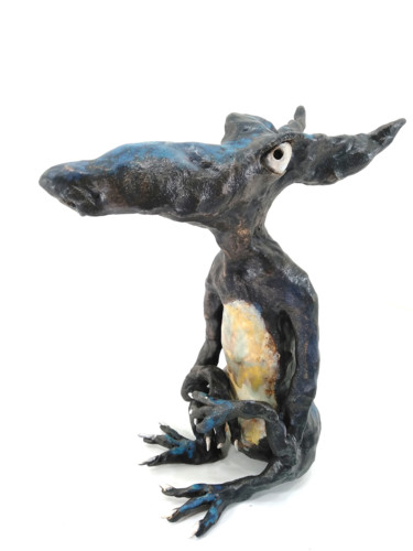 Sculpture titled "OSS II" by Aare Freimann, Original Artwork, Ceramics