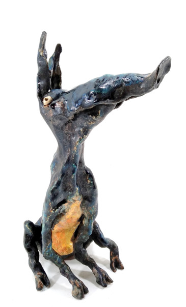 Sculpture titled "UBERT I" by Aare Freimann, Original Artwork, Ceramics