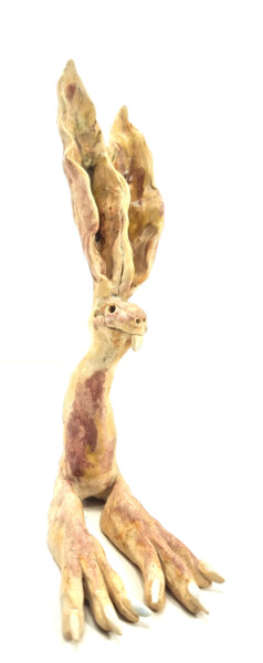 Sculpture titled "RABBIT XI" by Aare Freimann, Original Artwork, Ceramics