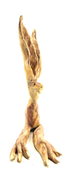 Sculpture titled "RABBIT XII" by Aare Freimann, Original Artwork, Ceramics