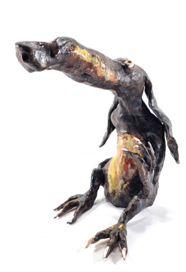 Скульптура под названием "OSWALD XIV" - Aare Freimann, Подлинное произведение искусства, Глина