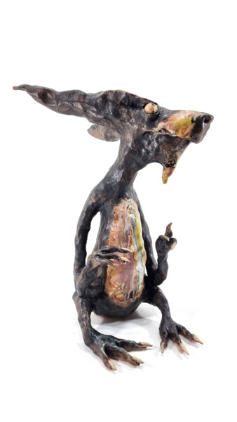 Skulptur mit dem Titel "WALDEMAR XVI" von Aare Freimann, Original-Kunstwerk, Keramik