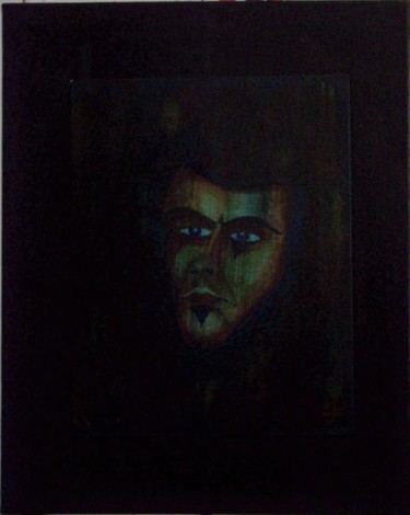 Painting titled "He Waits In Darkness" by Paganson, Original Artwork