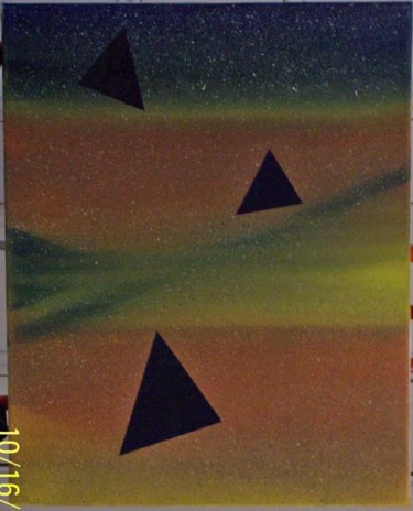 Painting titled "Even Triangles Asce…" by Paganson, Original Artwork