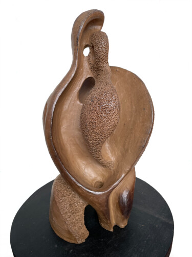 Sculpture titled "Reflection of Thoug…" by Aarti Gupta Bhadauria, Original Artwork, Terra cotta