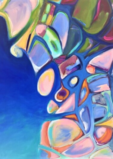 Eboulements Painting titled "Eboulements" by Assia Assameur (ASSAMAS), Original Art, Acrylic
