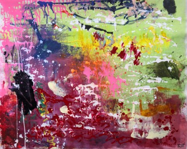 Pittura intitolato "A Rainy Day!" da Aatmica Ojha, Opera d'arte originale, Acrilico