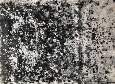 Peinture intitulée "Particles - The Bas…" par Aatmica Ojha, Œuvre d'art originale, Acrylique