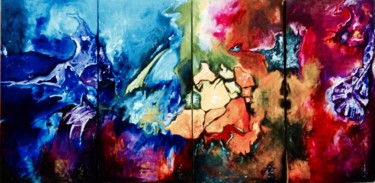 Malerei mit dem Titel "Metamorphosis" von Aatmica Ojha, Original-Kunstwerk, Acryl