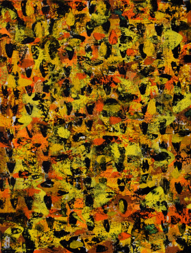 Картина под названием "The Herd Of Knights" - Aatmica Ojha, Подлинное произведение искусства, Акрил