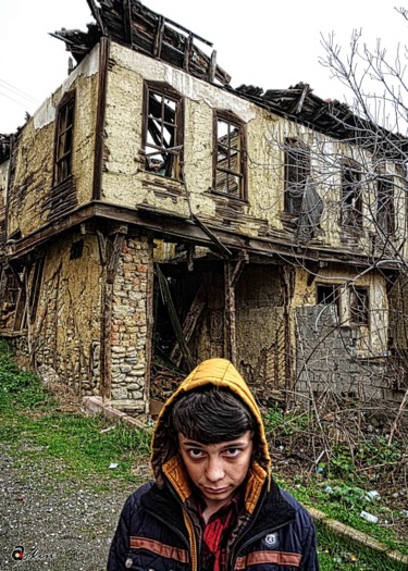 Photography titled "Home and Kid" by Askin Ayrancioglu, Original Artwork, Digital Photography