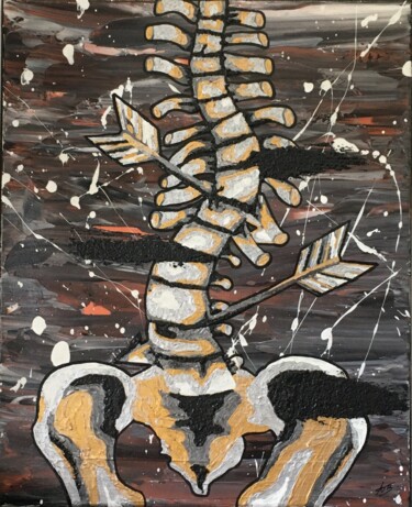 Pintura titulada "Odieuses Ondulations" por Ab Paintart, Obra de arte original, Acrílico Montado en Bastidor de camilla de m…
