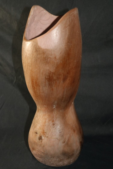 Sculpture titled "L'ELANCEE" by Anthony Barraud, Original Artwork, Clay