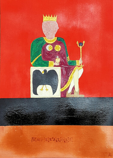 Malerei mit dem Titel "imperatore" von Abba, Original-Kunstwerk