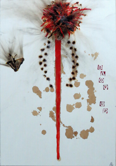 Картина под названием "blow up" - Abba, Подлинное произведение искусства, Акрил