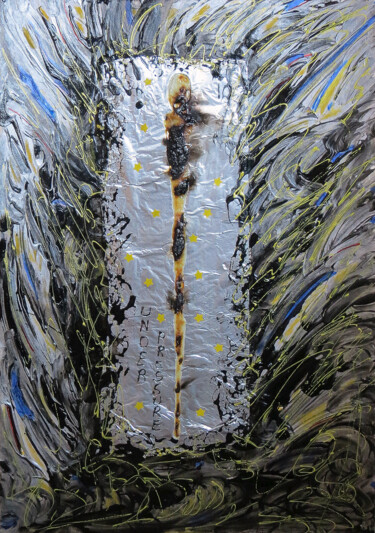 Картина под названием "under pressure 2" - Abba, Подлинное произведение искусства, Графит