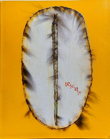 Peinture intitulée "lost" par Abba, Œuvre d'art originale, Graphite