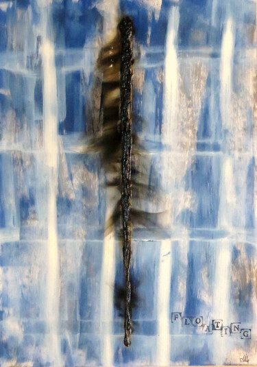 Картина под названием "floating" - Abba, Подлинное произведение искусства, Акрил