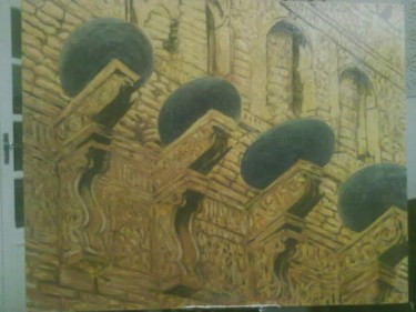 Peinture intitulée "8213-62464381421883…" par El Abbas El Abed, Œuvre d'art originale, Huile