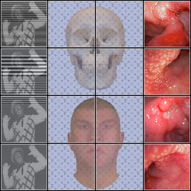 ANDREW CAMPBELL: VISUAL BITES: No.06 200x200 cm ©2006 by Andrew Campbell