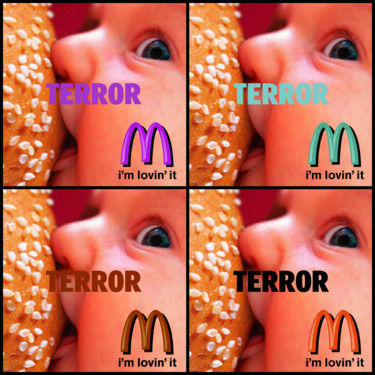 ANDREW CAMPBELL: TERRORISTS: No.10 200x200 cm ©2006 by Andrew Campbell