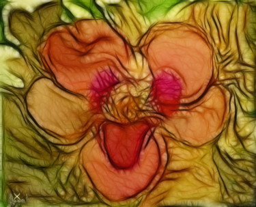 Digital Arts titled "Wild Orchid 2" by Abdel Engleze, Original Artwork