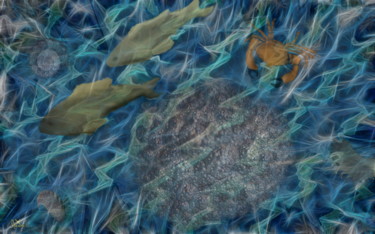 Digital Arts titled "Undersea World" by Abdel Engleze, Original Artwork
