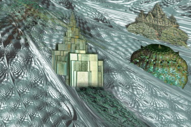 Digital Arts titled "Citadel Of Ice" by Abdel Engleze, Original Artwork