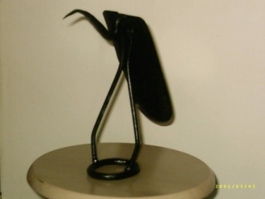 Sculpture intitulée "le vautour" par Pi Casso, Œuvre d'art originale