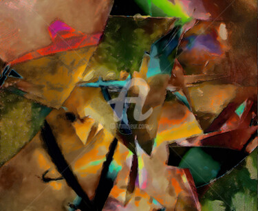 Digital Arts titled "Le miroir des temps" by Abdelaziz Talbi, Original Artwork