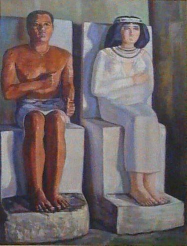 Painting titled "untitled" by Maged Abdel Fattah, Original Artwork