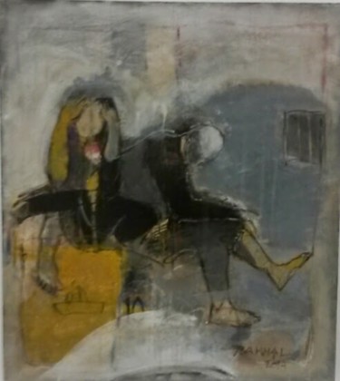 Pittura intitolato "abdelhamid RAHHAL" da Rahhal, Opera d'arte originale, Acrilico