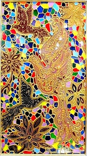 Peinture intitulée "0845100001378199309…" par Abdelkrim Hamri, Œuvre d'art originale
