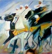Peinture intitulée "ABSTRACTION 100" par Abdellah Yousfi, Œuvre d'art originale